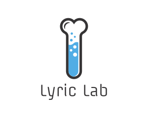 Test Tube Bone logo design