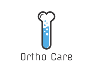 Orthopedic - Test Tube Bone logo design