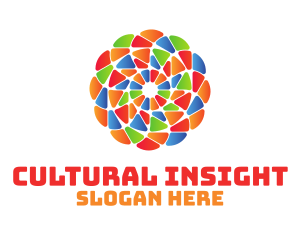 Cultural Festival Flower logo design