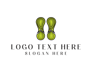 Shoe Store - Eco Nature Footprint logo design