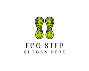 Footprint - Eco Nature Footprint logo design