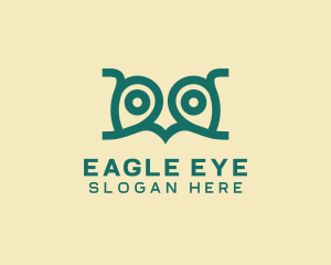 Owl Eyes Location logo design