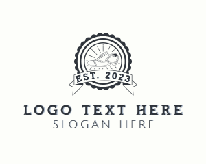 Vintage - Formal Brogue Shoes logo design