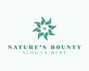 Nature Herbal Vegan logo design