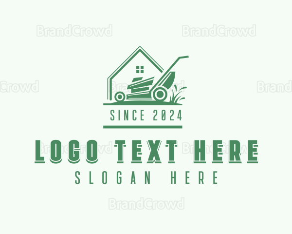 Backyard Lawn Mower Logo