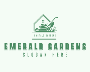 Backyard Lawn Mower logo design