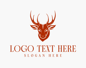 Hunt - Antlers Hunt Wildlife logo design