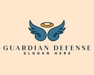 Guardian Angel Wings logo design