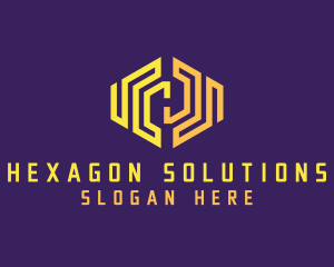 Generic Hexagon Letter H  logo design