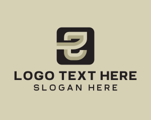 Modern - Media Company Letter E logo design