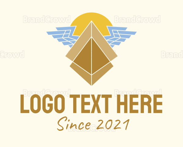 Sun Pyramid Wings Logo