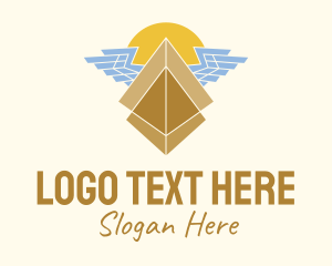 Sun Pyramid Wings  Logo