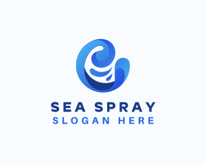 Sea Wave Resort logo design