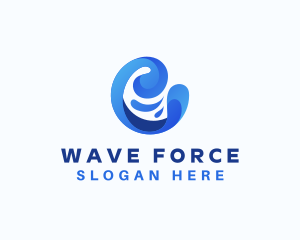 Tsunami - Sea Wave Resort logo design