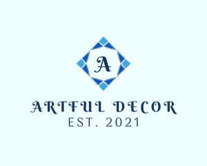 Decorative Diamond Tile logo design