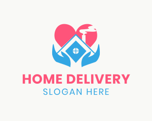 Shelter House Heart logo design