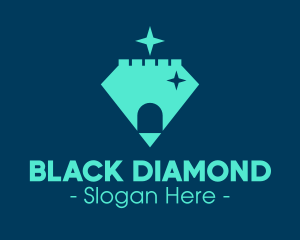 Castle Diamond Jewel logo design