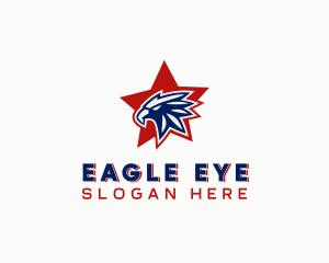 Star American Eagle logo design