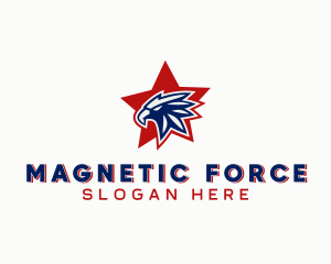 Star American Eagle logo design