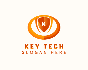 Cybersecurity Tech Shield logo design