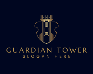 Watchtower - Castle Tower Security logo design