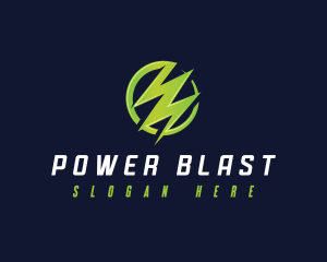 Bolt Power Voltage logo design