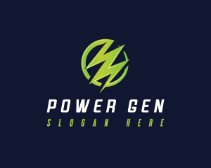 Generator - Bolt Power Voltage logo design