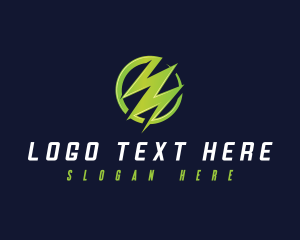 Battery - Bolt Power Voltage logo design