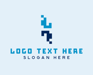 Programming - Pixel Tech Data logo design