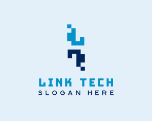 Pixel Tech Data logo design