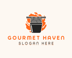 Ramen Noodle Culinary logo design