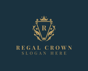 Crown Shield Royalty logo design