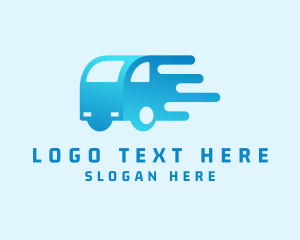 Drive - Haulage Transport Truck logo design