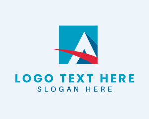 Freight - Minimalist Company Letter A logo design
