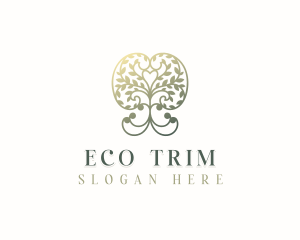 Eco Botanical Tree logo design