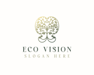 Eco Botanical Tree logo design