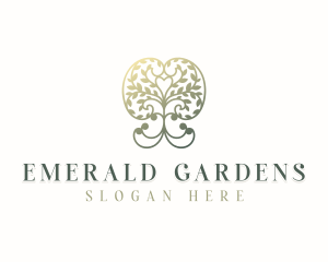 Eco Botanical Tree logo design