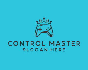 Controller - King Crown Controller Console logo design