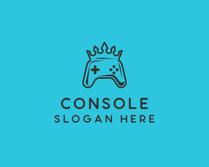 King Crown Controller Console logo design