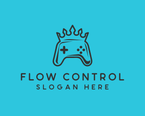 King Crown Controller Console logo design