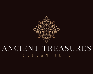 Decorative Luxury Flower logo design