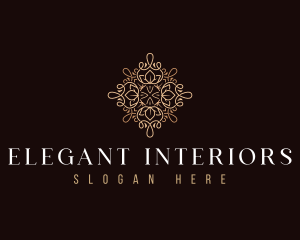 Decorative Luxury Flower logo design