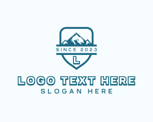 Trek - Mountain Climbing Adventure logo design