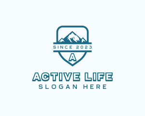 Mountain Climbing Adventure logo design