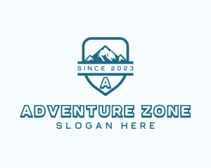 Mountain Climbing Adventure logo design