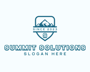 Mountain Climbing Adventure logo design