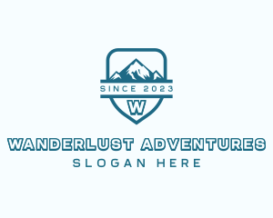 Mountain Climbing Adventure logo design