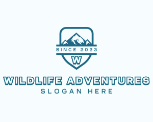 Mountain Climbing Adventure logo design