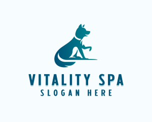 Disc Dog - Pet Dog Veterinary logo design