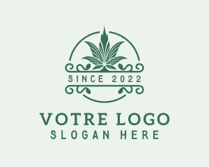 Cbd - Marijuana Nature Drug logo design